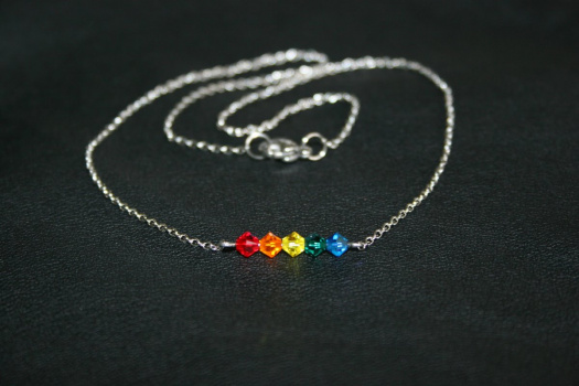 Čakrový náhrdelník - Swarovski - hypoalergenní 2