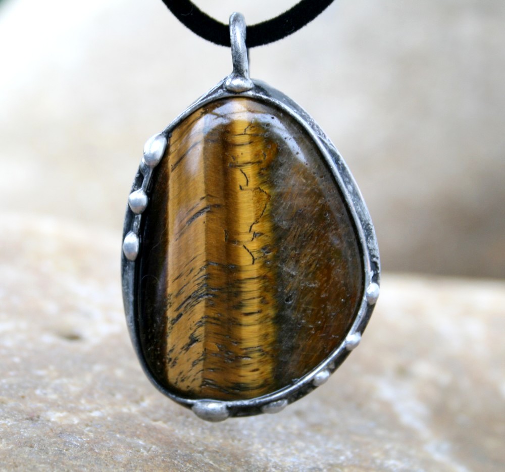 Tygří oko přívěsek/náhrdelník