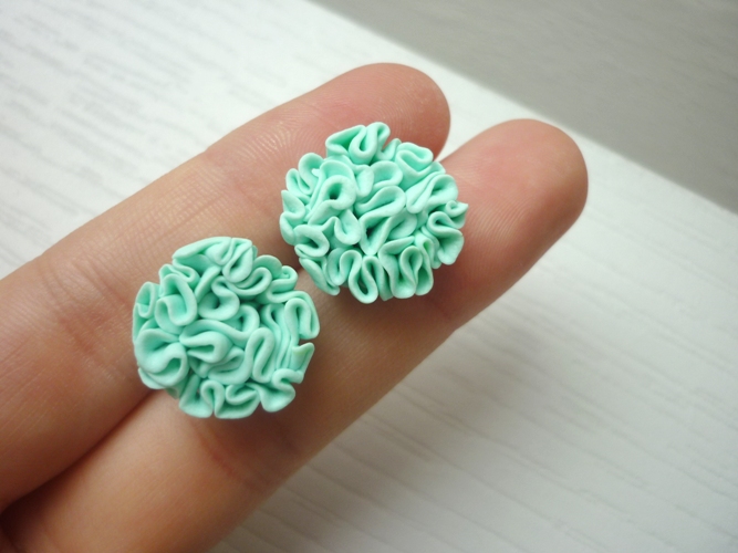 Muchlánky - mint fimo náušnice