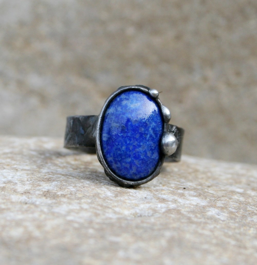Lapis lazuli prsten