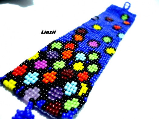Rozsypané lentilky - náramek