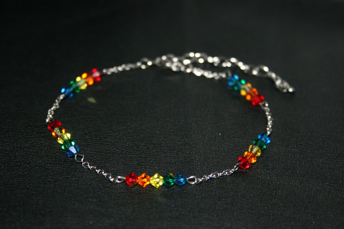 Čakrový nákotník - Swarovski - hypoalergenní