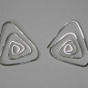 Náušnice - provlékací trojúhelníky