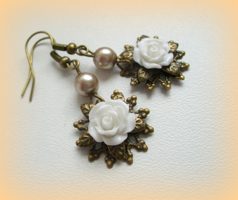 Rozkvetlé náušnice