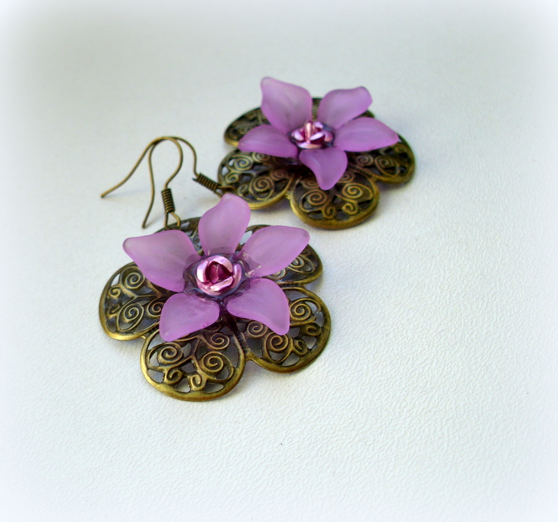 Rozkvetlé náušnice