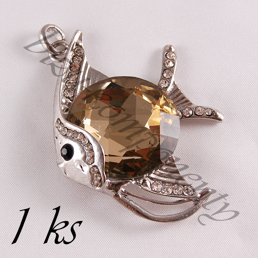 Stříbrná skalára s velkým bříškem (02 0609)