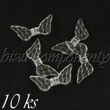 Čirá akrylová andělská křídla 10ks (01 0115)