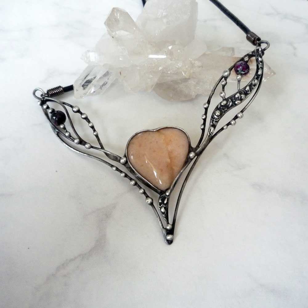 Srdcová špička.......achát