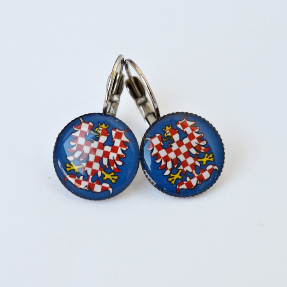 MORAVSKÁ ORLICE .., závěsné naušničky 14 mm