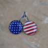USA, závěsné naušničky 14mm