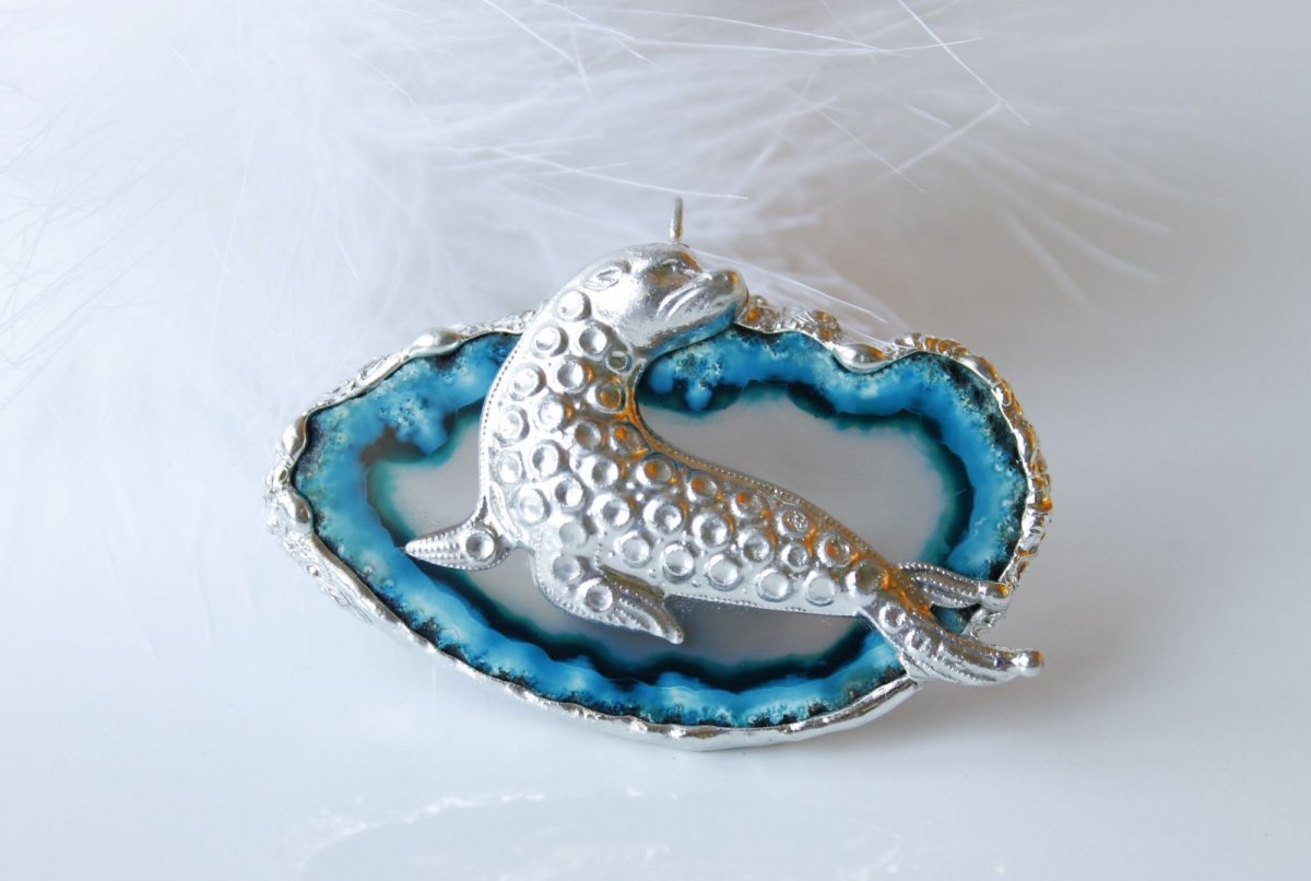 Strážce útesu .. ( achát )