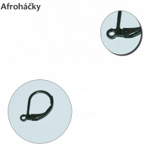 Afroháčky - 2 páry - gunmetal