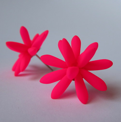 Pecky v neonu-růžové