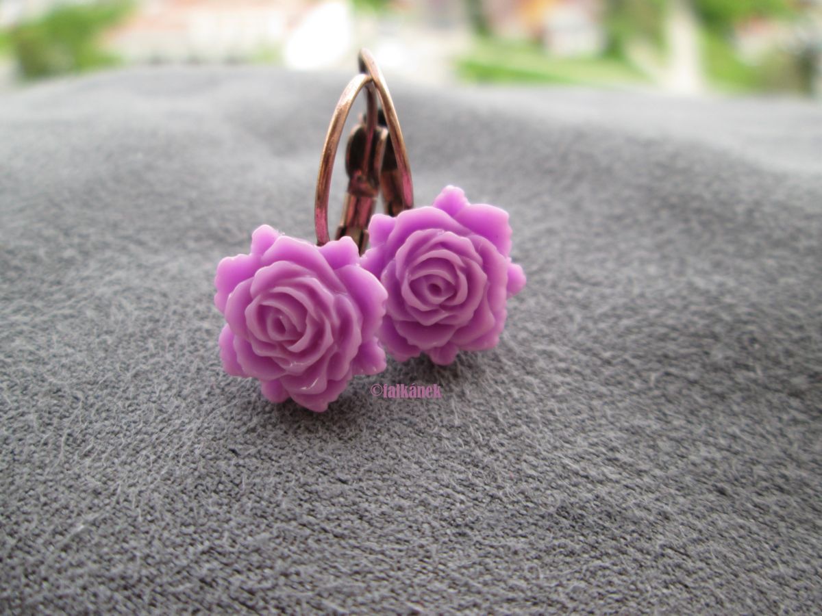 Fleur - visací náušnice