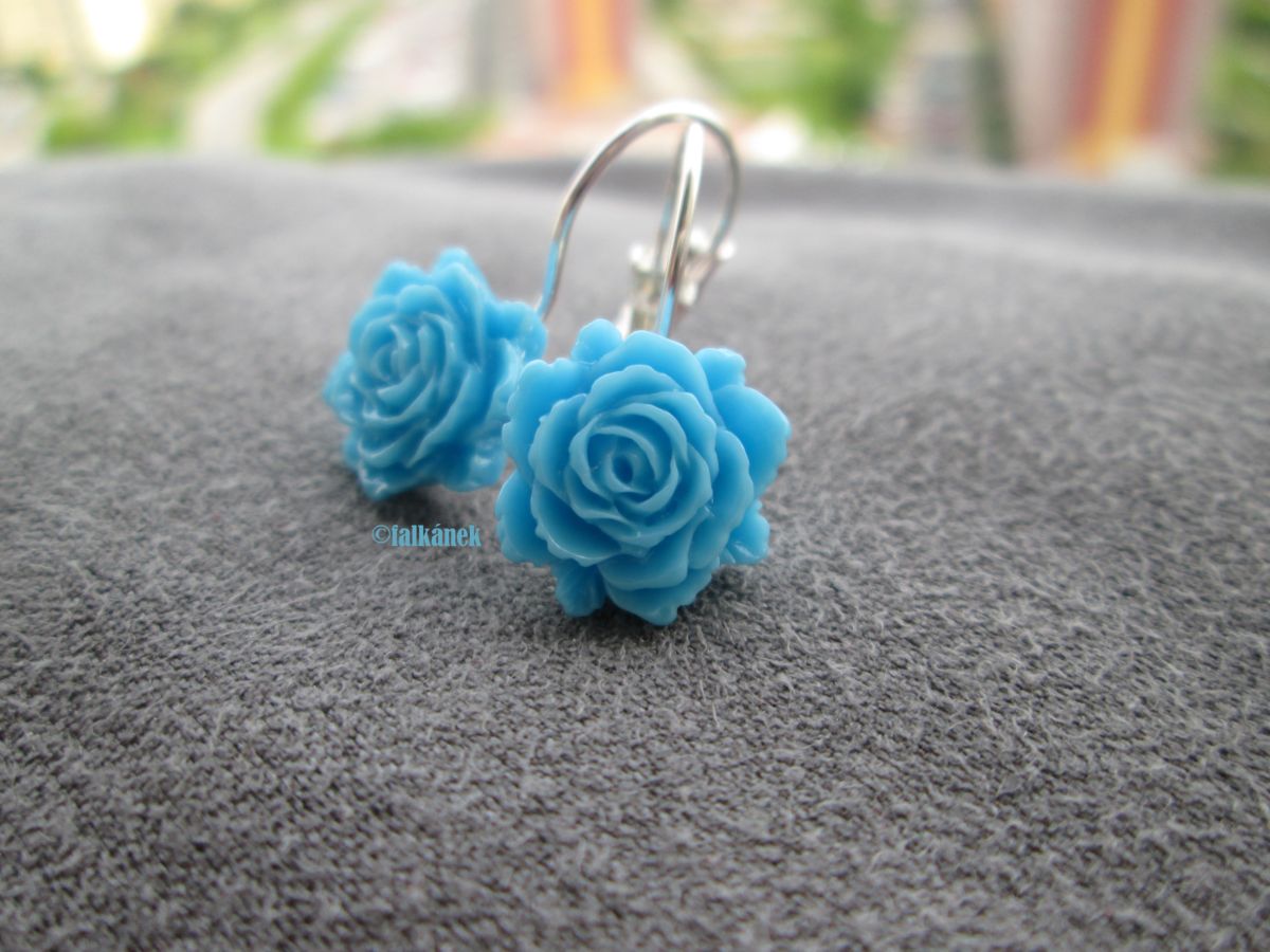 Fleur - visací náušnice.