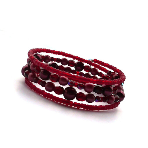 Vínovorubínový náramek