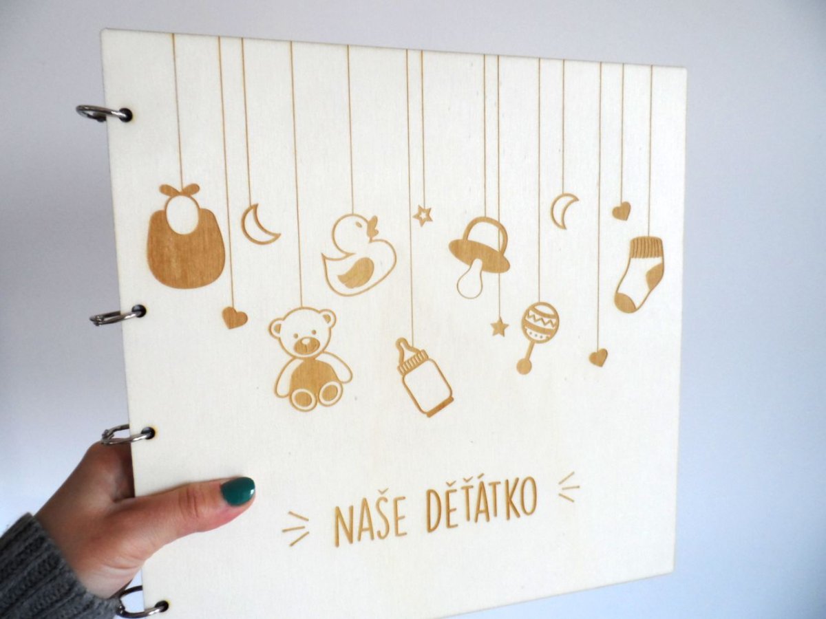 Fotoalbum Naše děťátko - neutrální W052N