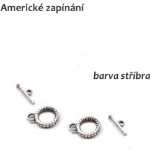 Americké zapínání, (kruh + tyčka), 2bal.
