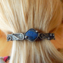 Spona do vlasů - Lapis lazuli