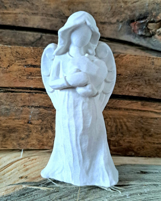 3D ANDĚLKA SE SRDÍČKEM