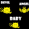 Angel and devil (3členná rodina)
