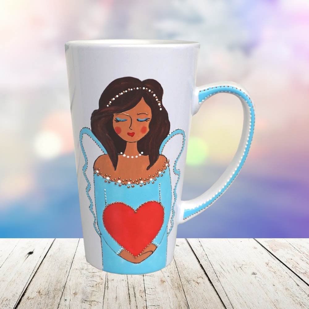 Hrnek dlouhý - anděl čistá duše