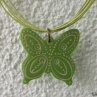 Přívěsek Antonia zelený motýl