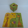 Krabička na kapesníky malovaná-žirafa,sluníčko...