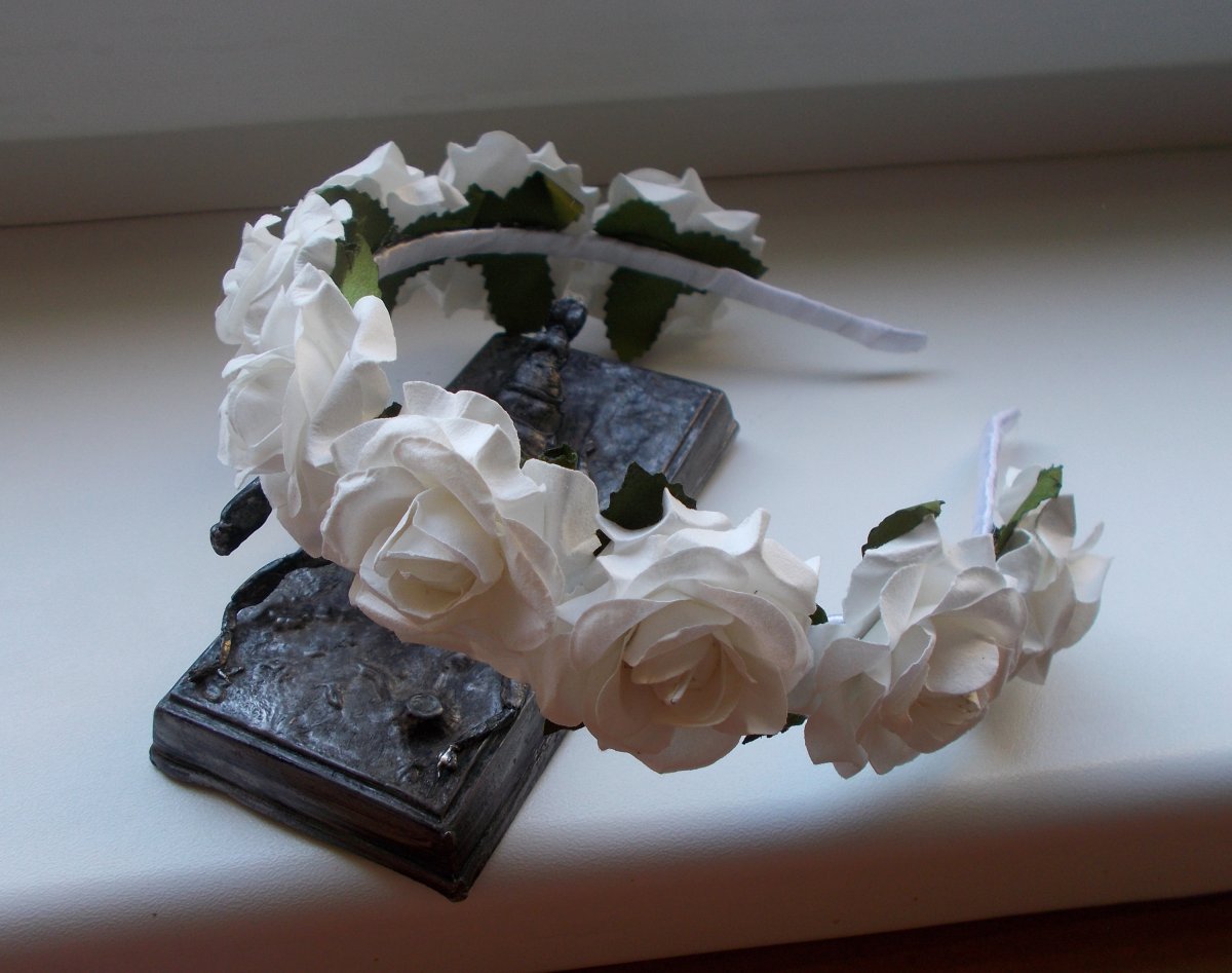 květinová čelenka