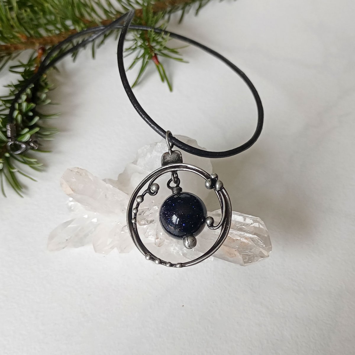 Koulička - avanturín přívěsek