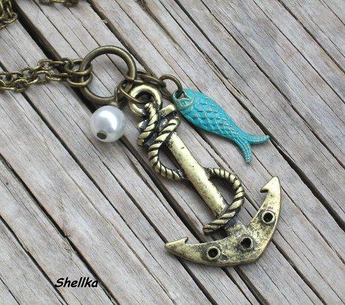 Náhrdelník s kotvou