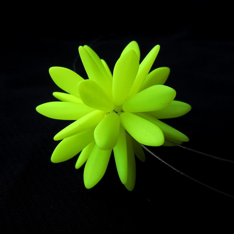 Neonový náhrdelník-žlutý