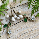 Sněženky - náušnice