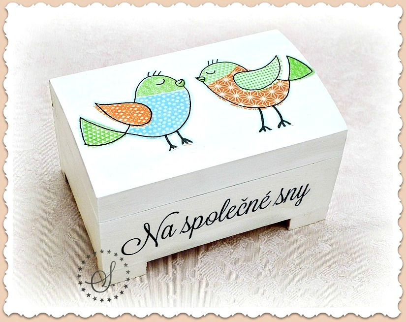 svatební truhlička - pokladnička na pevné uzavření