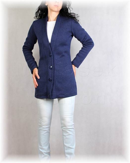 Kabátek hřejivý na knoflíky (více barev)