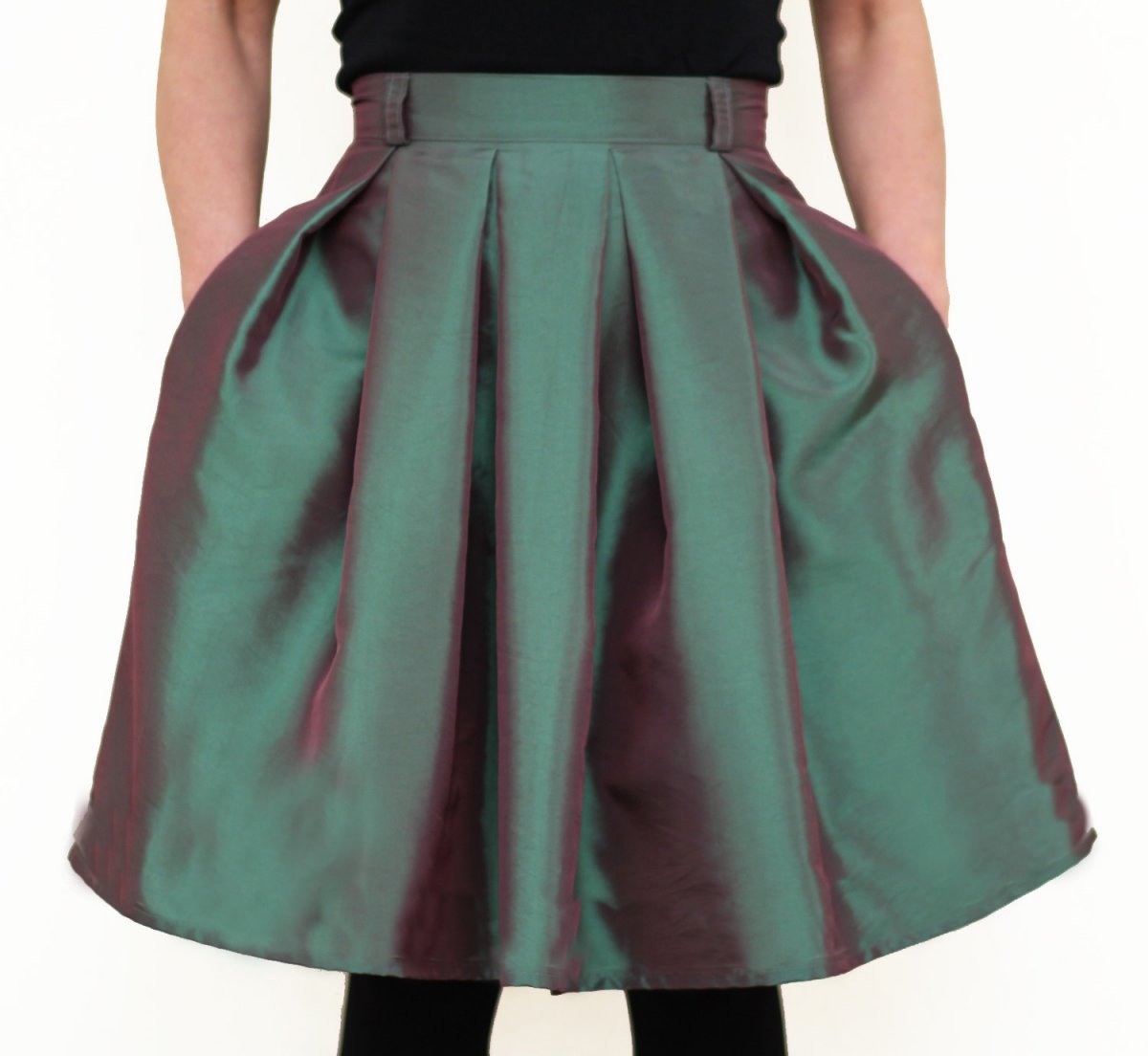 FuFu sukně skládaná zelená