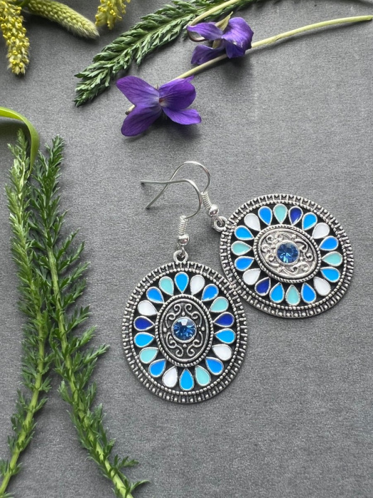 Oválné náušnice 02