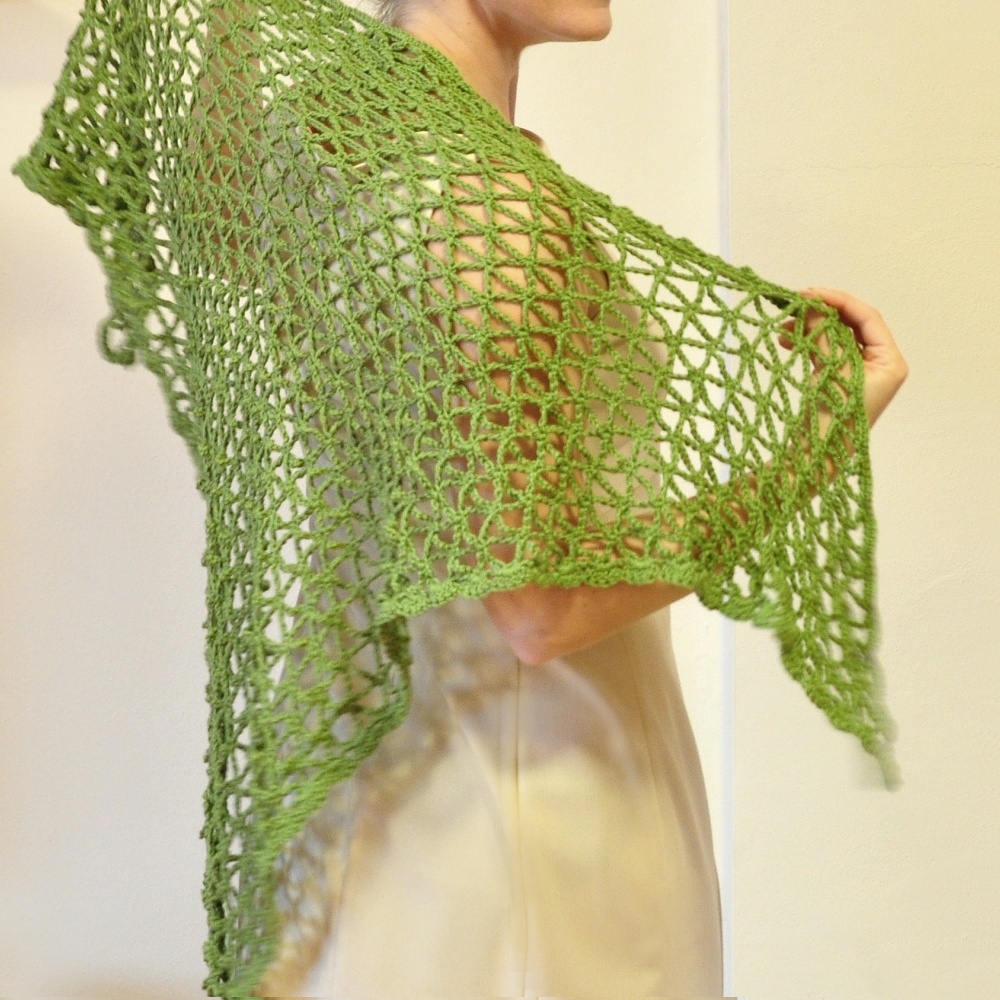 Háčkovaný šál pro různé příležitosti