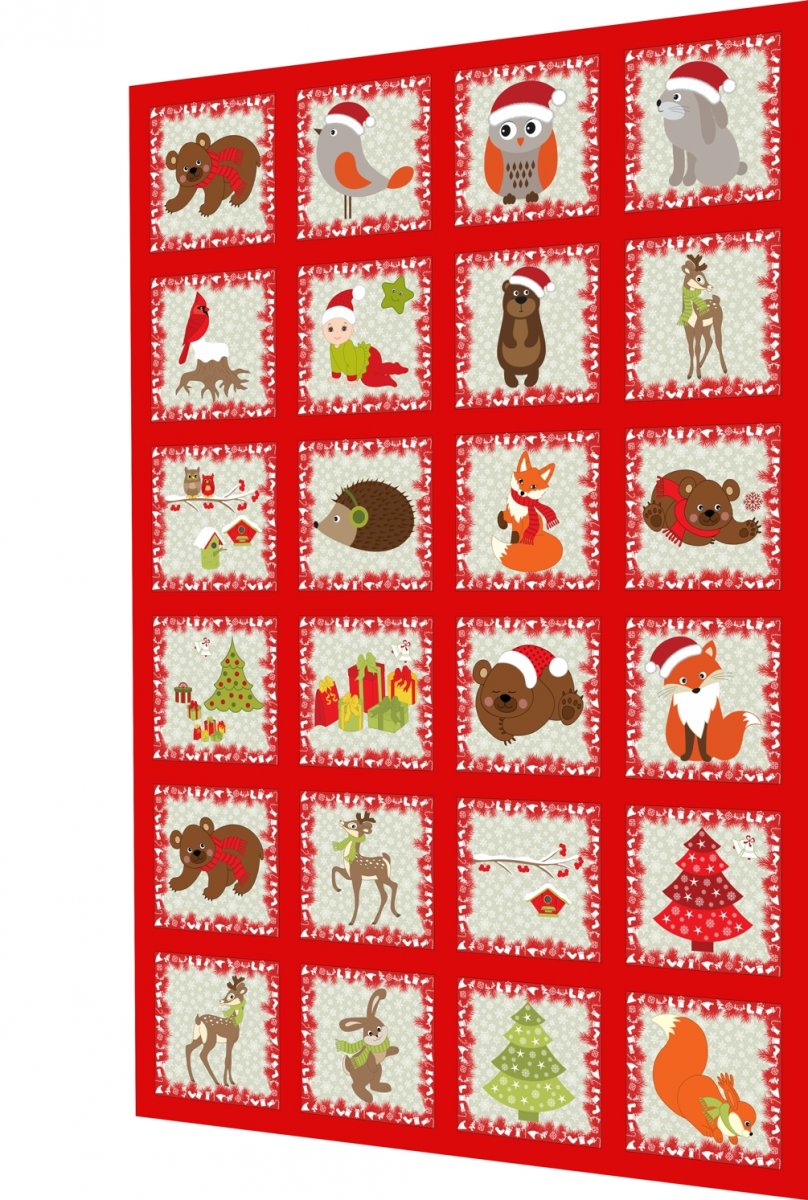 BAVLNĚNÝ PANEL / I NA ADVENTNÍ KALENDÁŘ/ 40X60 cm  AKN8