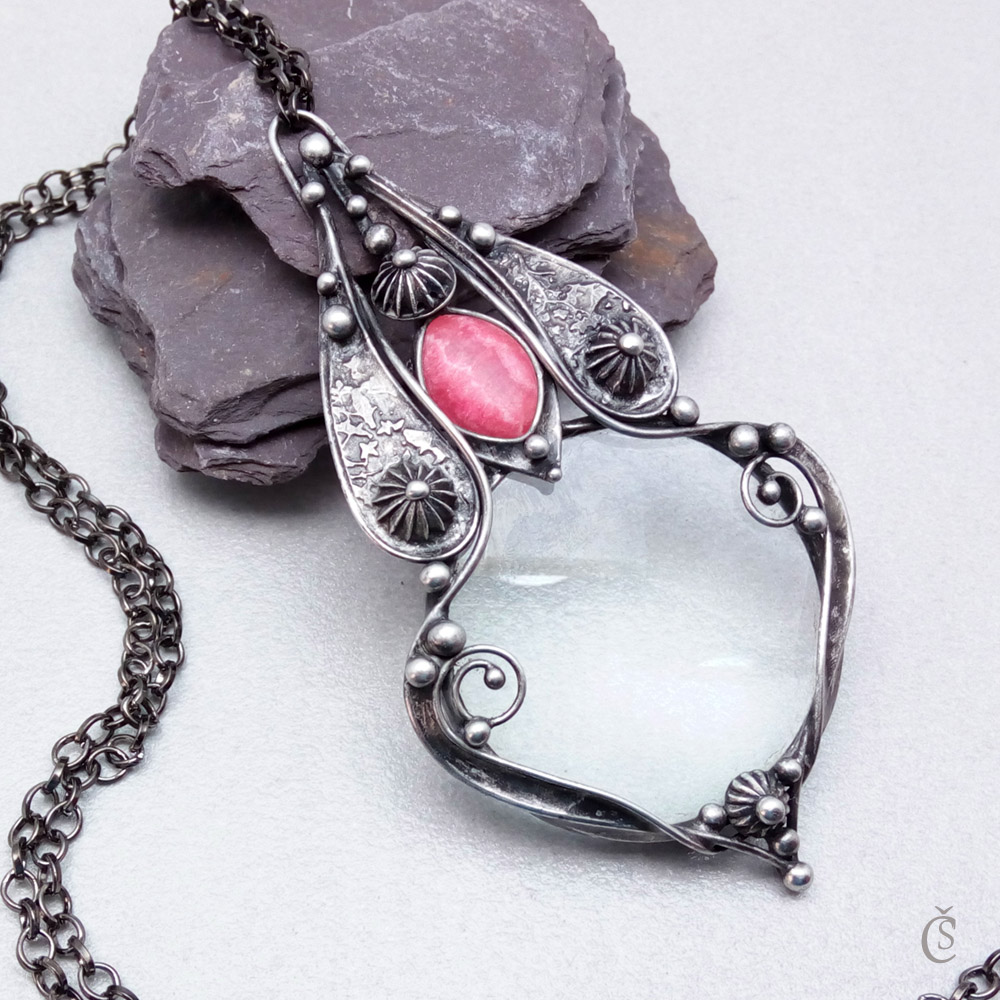 Lupa Tanečnice - Rodochrozit (Peru)