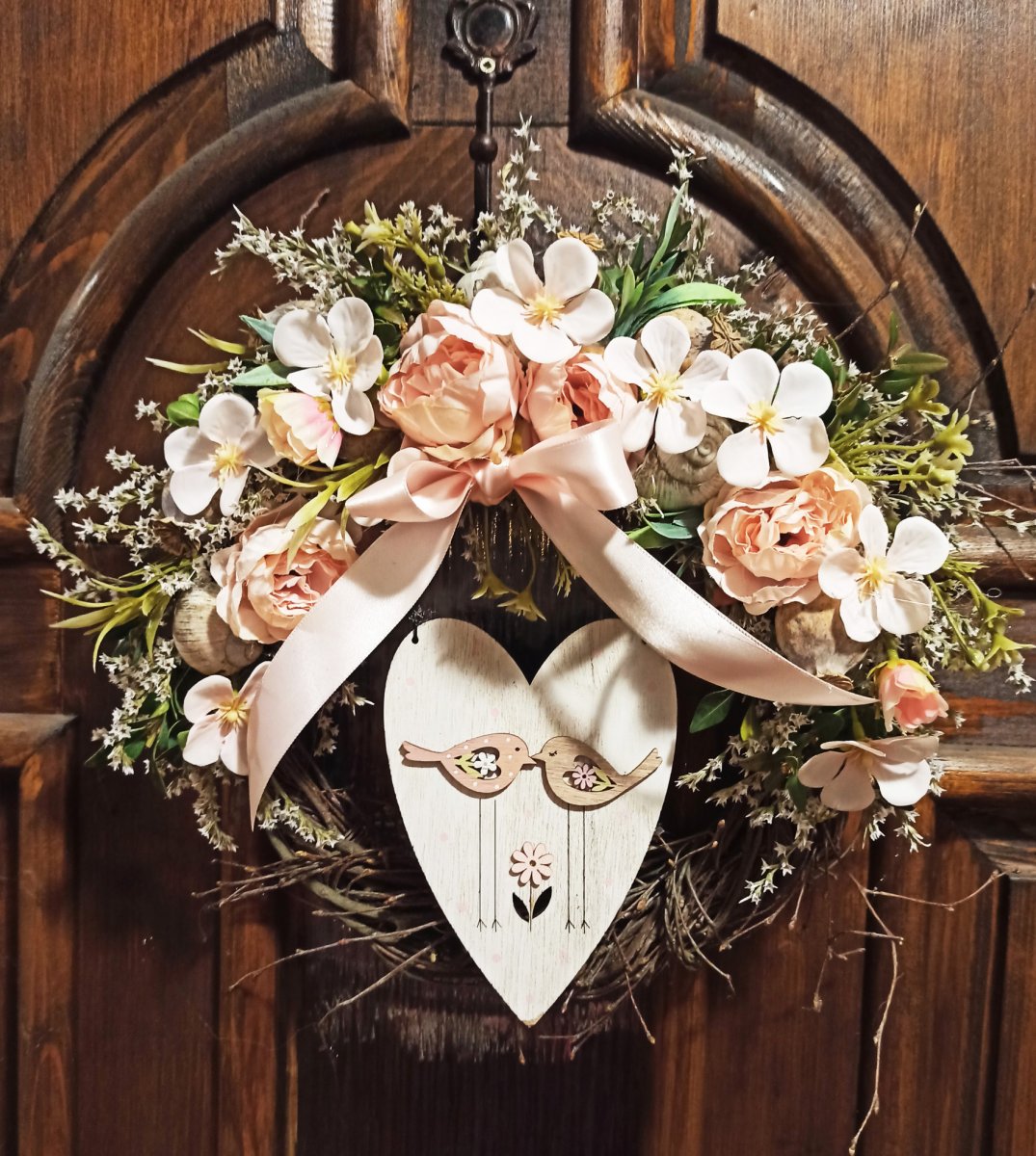 Věneček jarní se srdíčkem