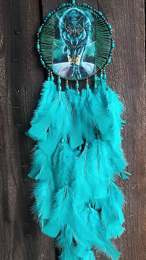 Lapač snů Mystický Vlk