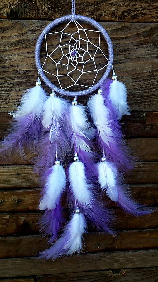 Lapač snů - tmavo fialový 