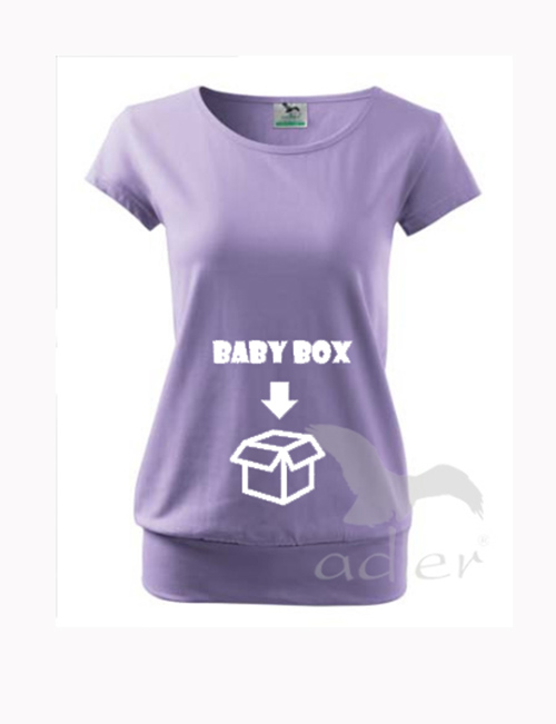 Těhotenské triko - Baby box