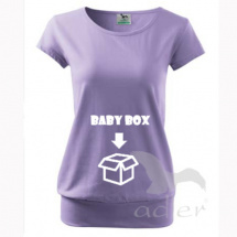 Těhotenské triko - Baby box