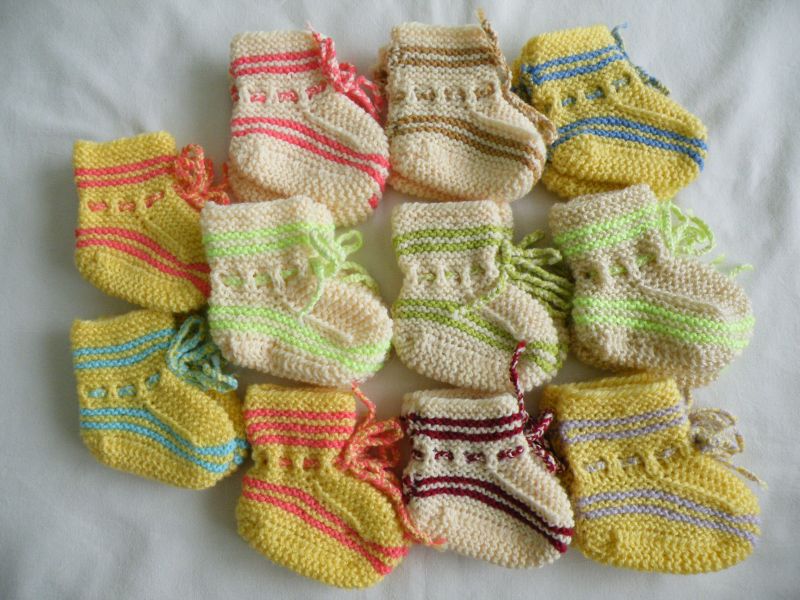 dětské bačkůrky s proužky I.