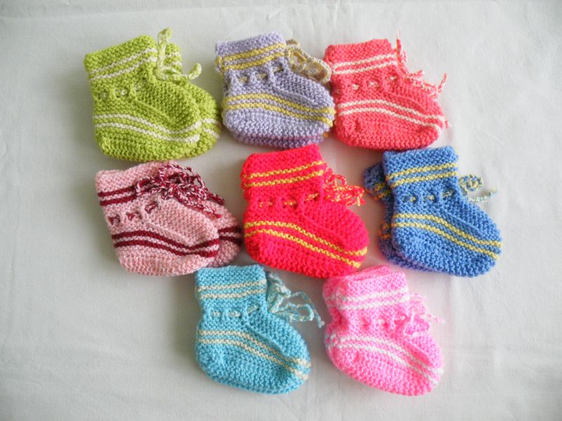 dětské bačkůrky s proužky II.