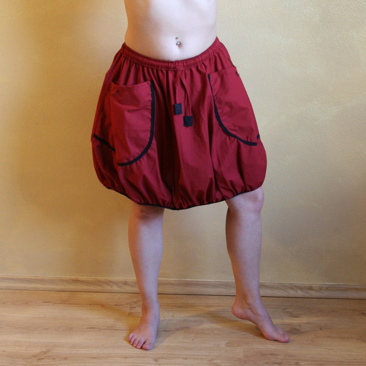 Baloonka color dark red