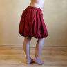 Baloonka color dark red