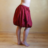 Baloonka color dark red
